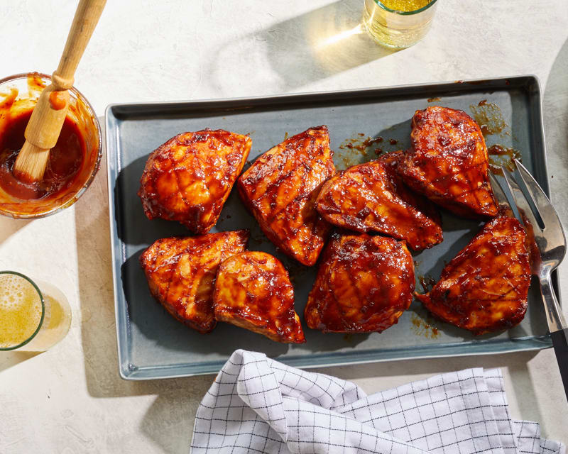Perfectly Barbecued Chicken Breasts